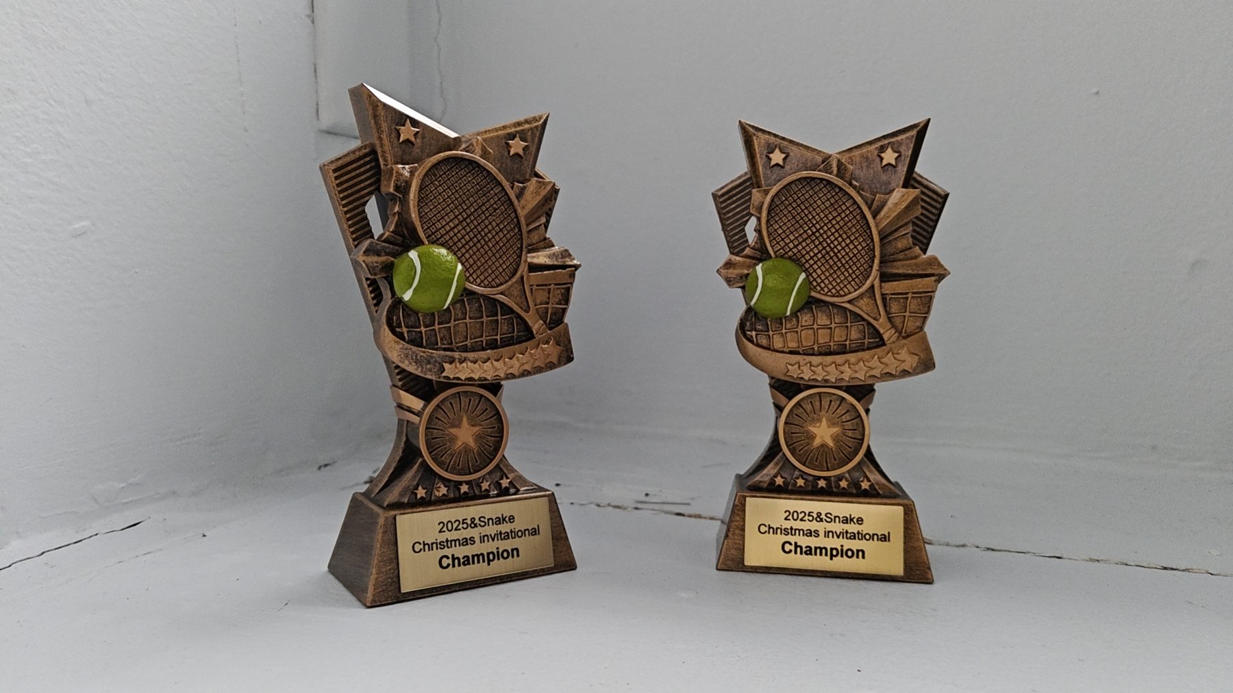 Christmas invitational trophies